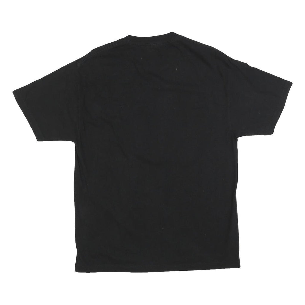 REEBOK Mens Black Hockey Hall Of Fame Graphic T-Shirt L Crew Neck Short Sleeve
