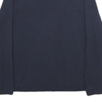 TOMMY HILFIGER Womens Navy Plain Cotton Blend Jumper V Neck Basic Knit L