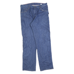 RIVERSIDE Mens Regular Fit Blue Denim Jeans W34 L32 Zip Closure Classic Style