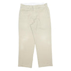 DICKIES Mens Regular Fit Beige Cotton Blend Classic Trousers W34 L30 Workwear
