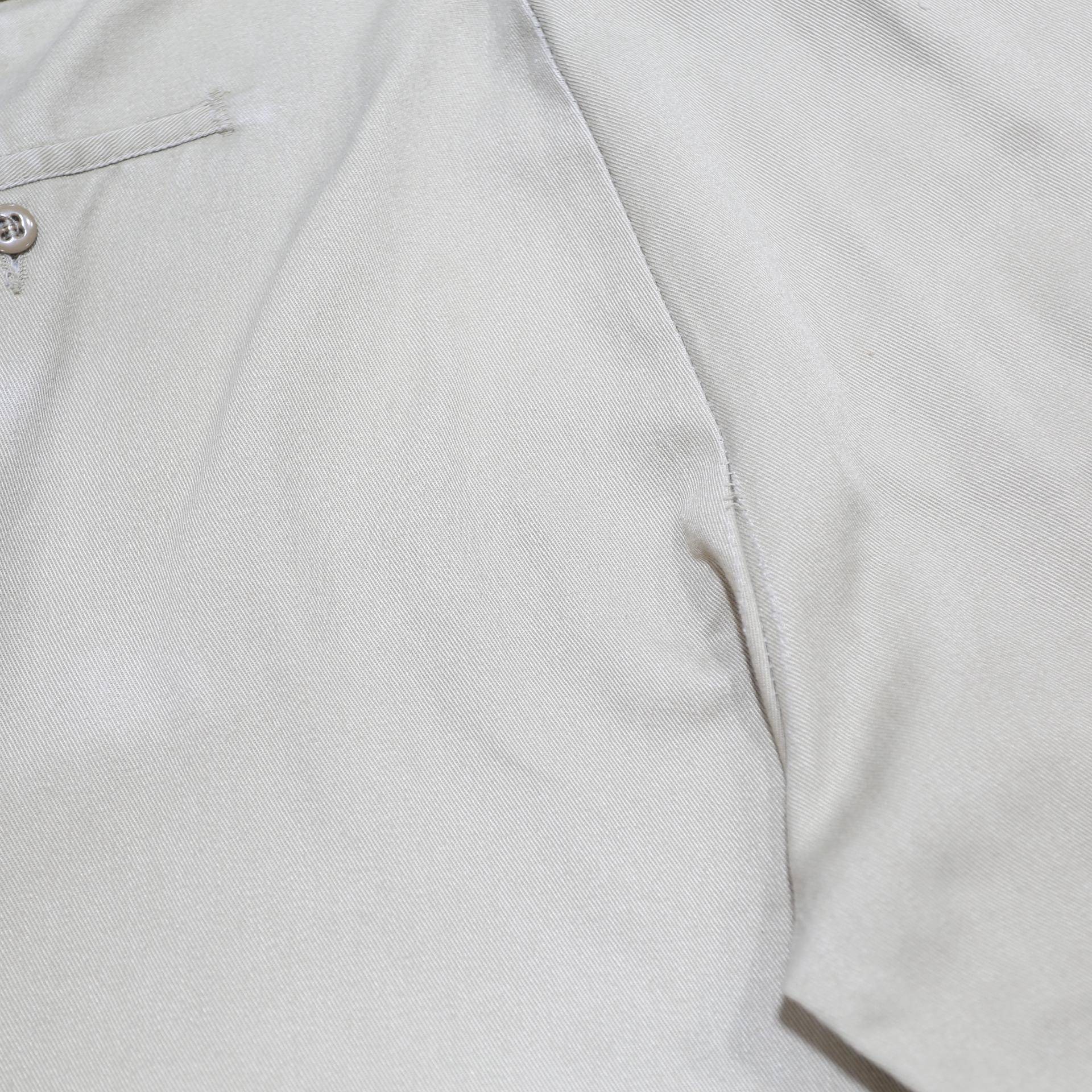 DICKIES Mens Regular Fit Beige Cotton Blend Classic Trousers W34 L30 Workwear