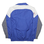 NFL Mens Blue White & Grey Zip Up Polyester Track Jacket L Sports Casual
