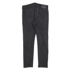 LEVI'S 510 Mens Jeans Black Slim Skinny Denim W34 L32 Zip Cotton Blend
