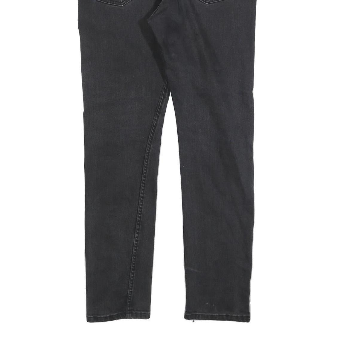 LEVI'S 510 Mens Jeans Black Slim Skinny Denim W34 L32 Zip Cotton Blend