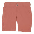 COLUMBIA Womens Shorts Red Casual Plain UK 12 W32 Comfortable Outdoor Wear