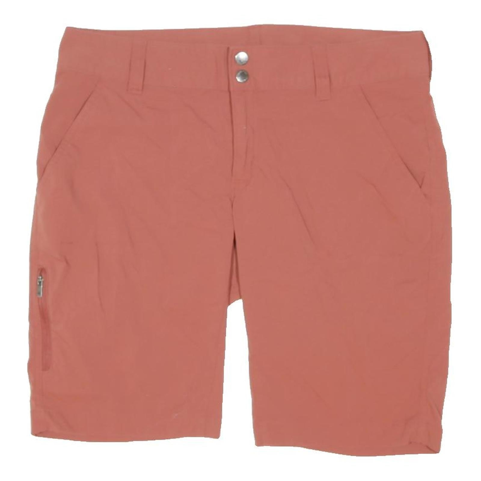 COLUMBIA Womens Shorts Red Casual Plain UK 12 W32 Comfortable Outdoor Wear