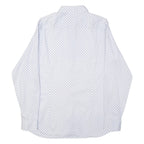 TED BAKER Mens Shirt White Crazy Pattern Long Sleeve M