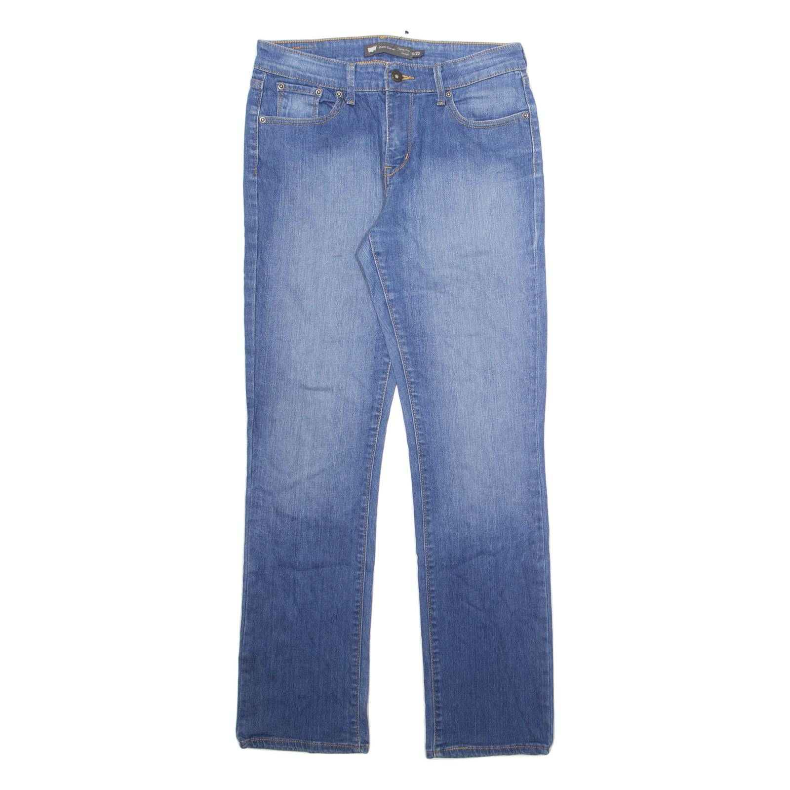 LEVI'S Womens Jeans Blue Regular Tapered Stone Wash W28 L32