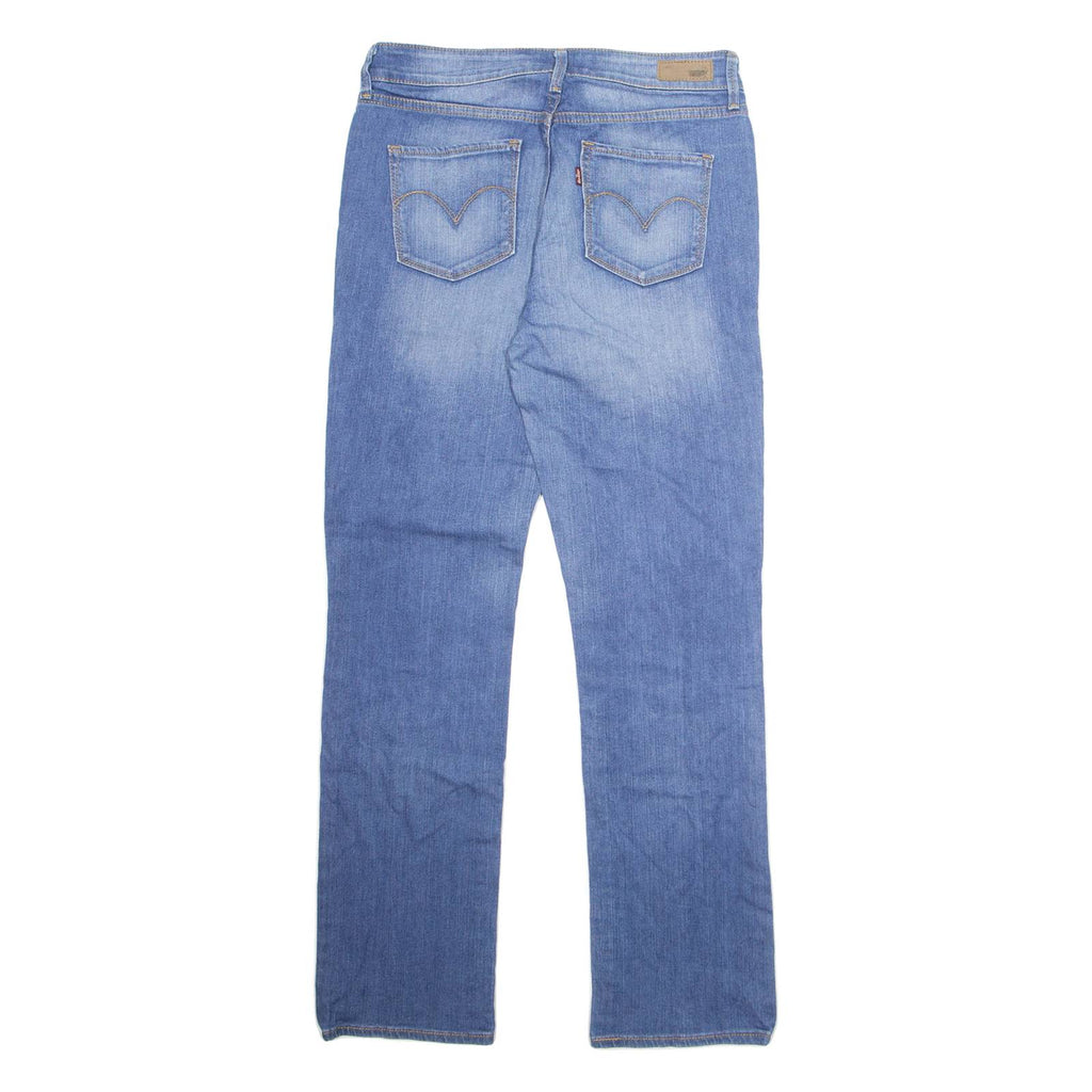 LEVI'S Womens Jeans Blue Regular Tapered Stone Wash W28 L32