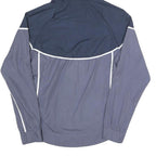 NIKE Womens Navy & Grey Zip Hooded Polyester Blend Jacket XS Sportswear
