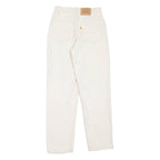 LEVI'S 550 Made In USA Orange Tab Student Fit Womens Jeans Beige Mom 90s W24 L30