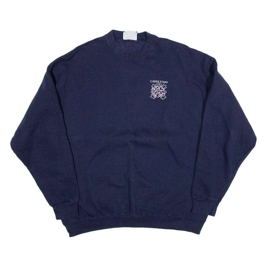 LEE Cares Staff Mens Sweatshirt Blue L