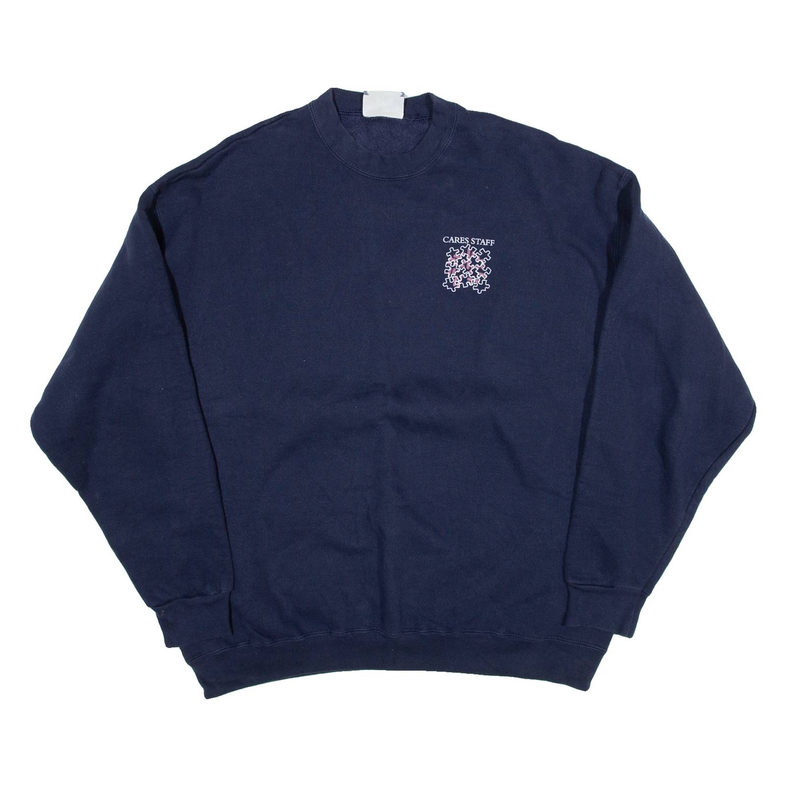 LEE Cares Staff Mens Sweatshirt Blue L