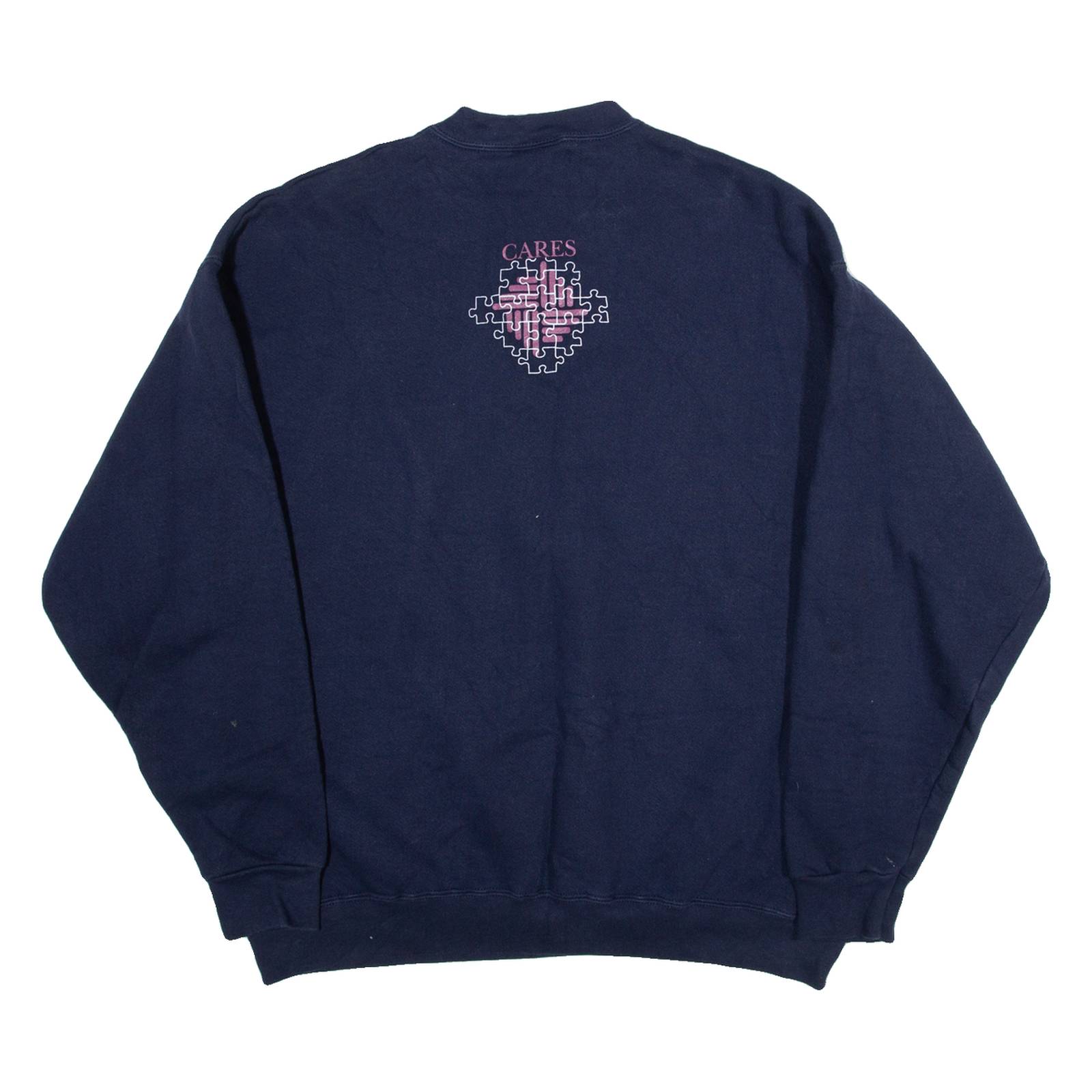 LEE Cares Staff Mens Sweatshirt Blue L