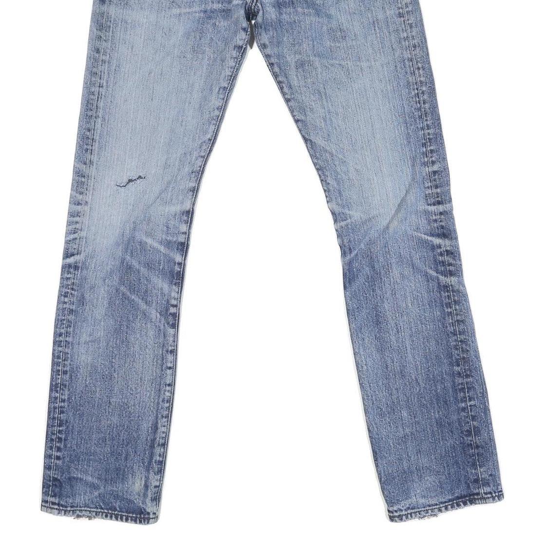 LEVI'S Mens Blue Regular Fit Straight Leg Denim Light Wash Jeans W30 L32 Classic