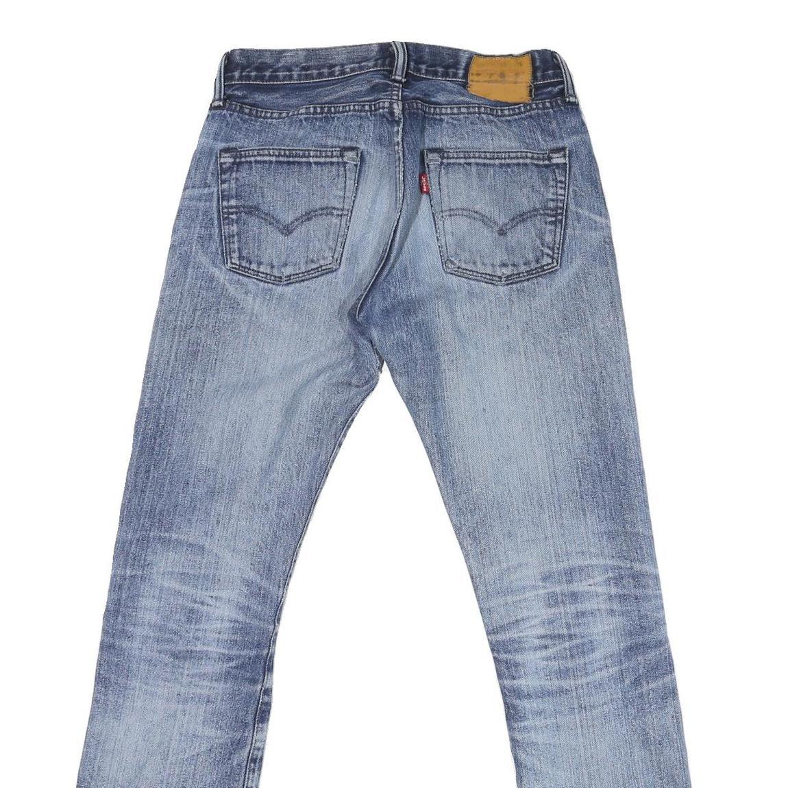 LEVI'S Mens Blue Regular Fit Straight Leg Denim Light Wash Jeans W30 L32 Classic