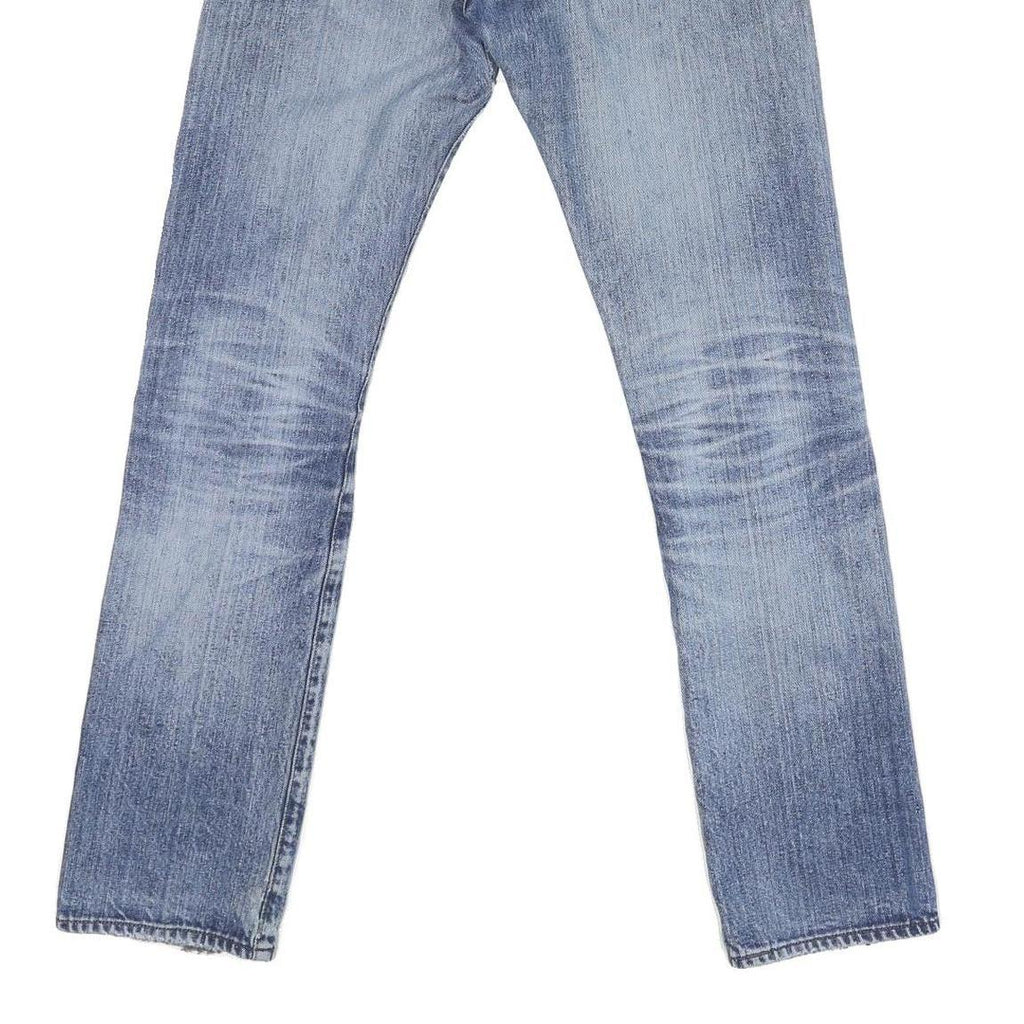 LEVI'S Mens Blue Regular Fit Straight Leg Denim Light Wash Jeans W30 L32 Classic