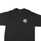 VANS Mens Black & Blue Graphic T-Shirt M Short Sleeve Crew Neck Cotton Blend