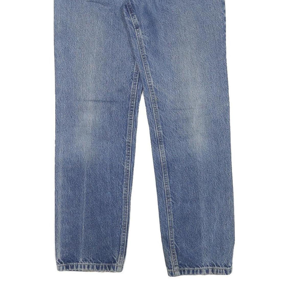 TOMMY HILFIGER Mens Blue Regular Fit Straight Denim W28 L29 Classic Zip Jeans