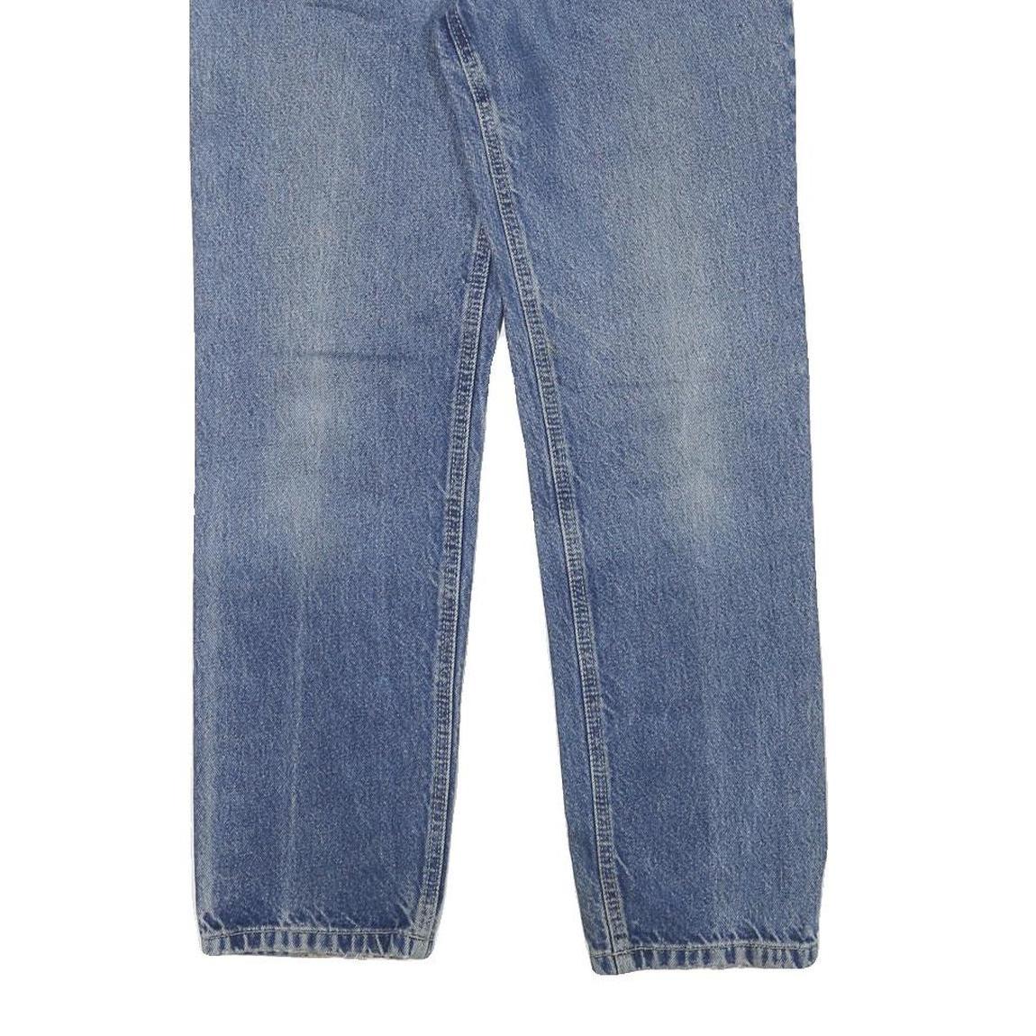 TOMMY HILFIGER Mens Blue Regular Fit Straight Denim W28 L29 Classic Zip Jeans