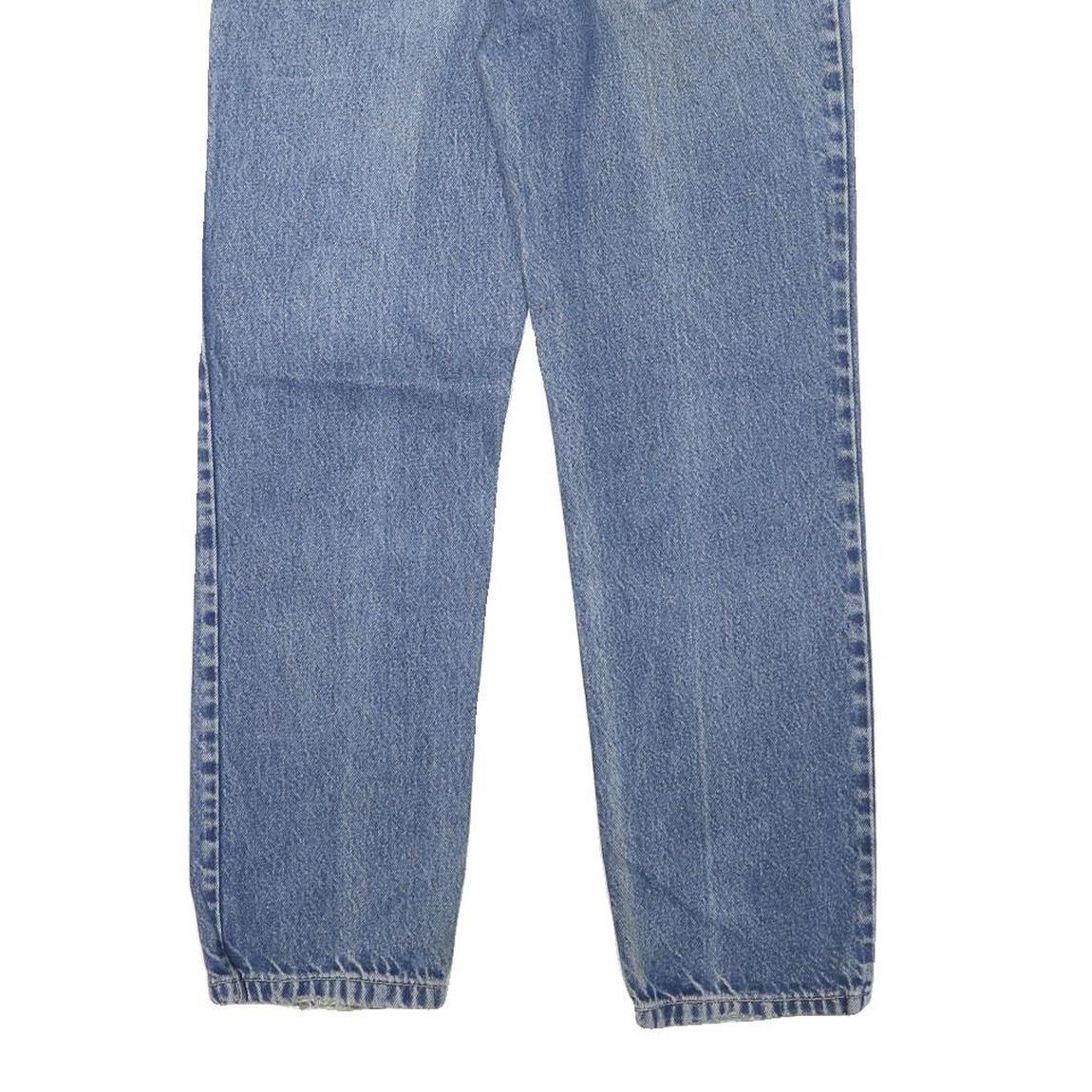 TOMMY HILFIGER Mens Blue Regular Fit Straight Denim W28 L29 Classic Zip Jeans