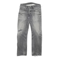 LEVI'S 501 Mens Regular Grey Denim Raw W30 L29 Button Fit Classic Straight Jeans