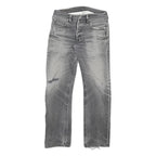 LEVI'S 501 Mens Regular Grey Denim Raw W30 L29 Button Fit Classic Straight Jeans