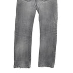 LEVI'S 501 Mens Regular Grey Denim Raw W30 L29 Button Fit Classic Straight Jeans