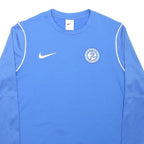 NIKE Mens Blue Long Sleeve Crew Neck Sports T-Shirt M Polyester Athletic