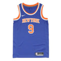 NIKE Mens Blue & Orange Basketball Jersey S Sleeveless Crew Neck Barrett