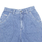 BILL BLASS Chino Womens Denim Shorts Blue 90s UK 10 W30