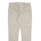 DICKIES Womens Trousers Beige Slim Tapered W31 L29