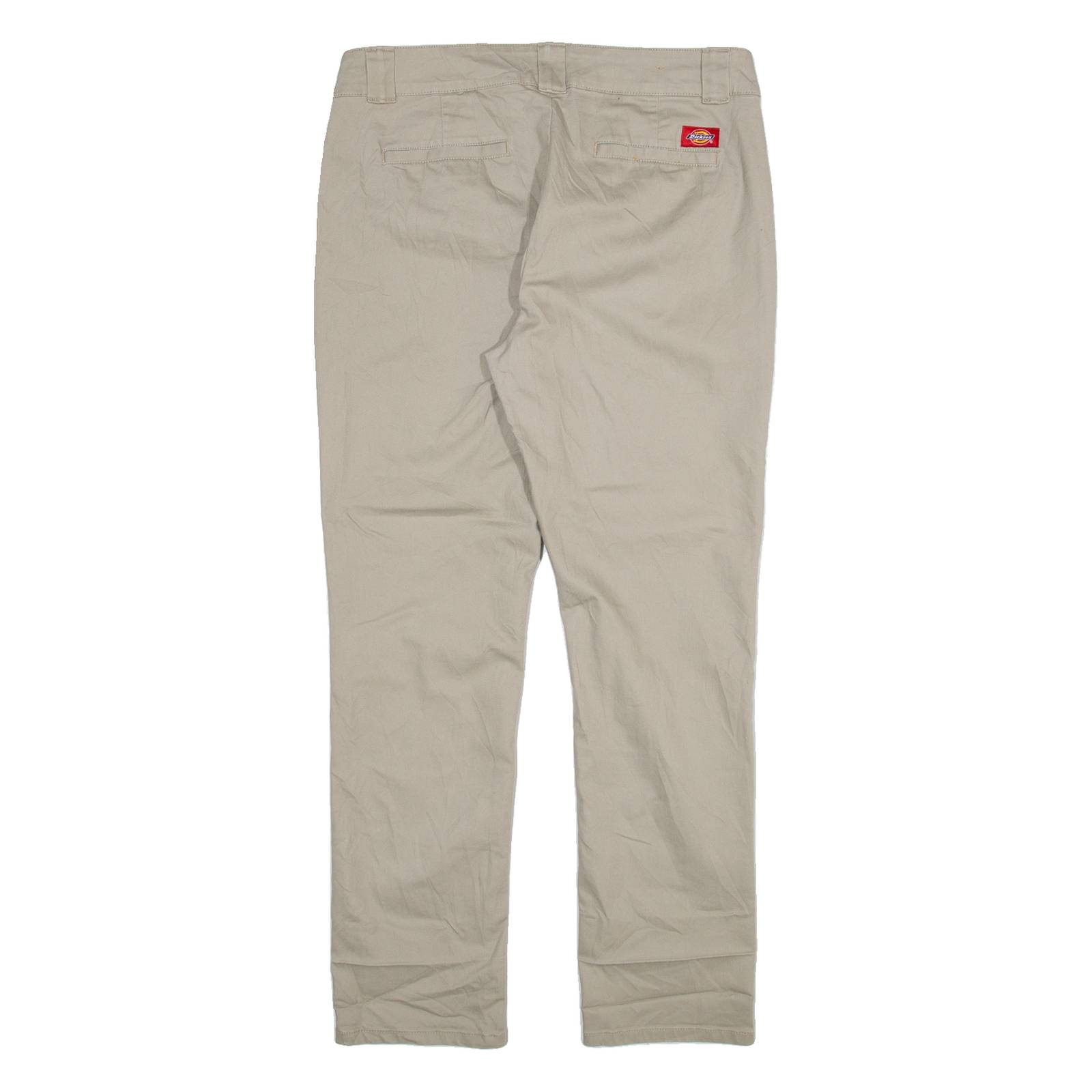 DICKIES Womens Trousers Beige Slim Tapered W31 L29
