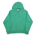 CHAMPION REVERSE WEAVE Mens Green Pullover Hoodie L Cotton Blend Casual