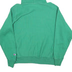 CHAMPION REVERSE WEAVE Mens Green Pullover Hoodie L Cotton Blend Casual