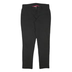 NATURE TRAIL Womens Black Slim Fit Zip Closure Trousers W34 L31 Comfortable