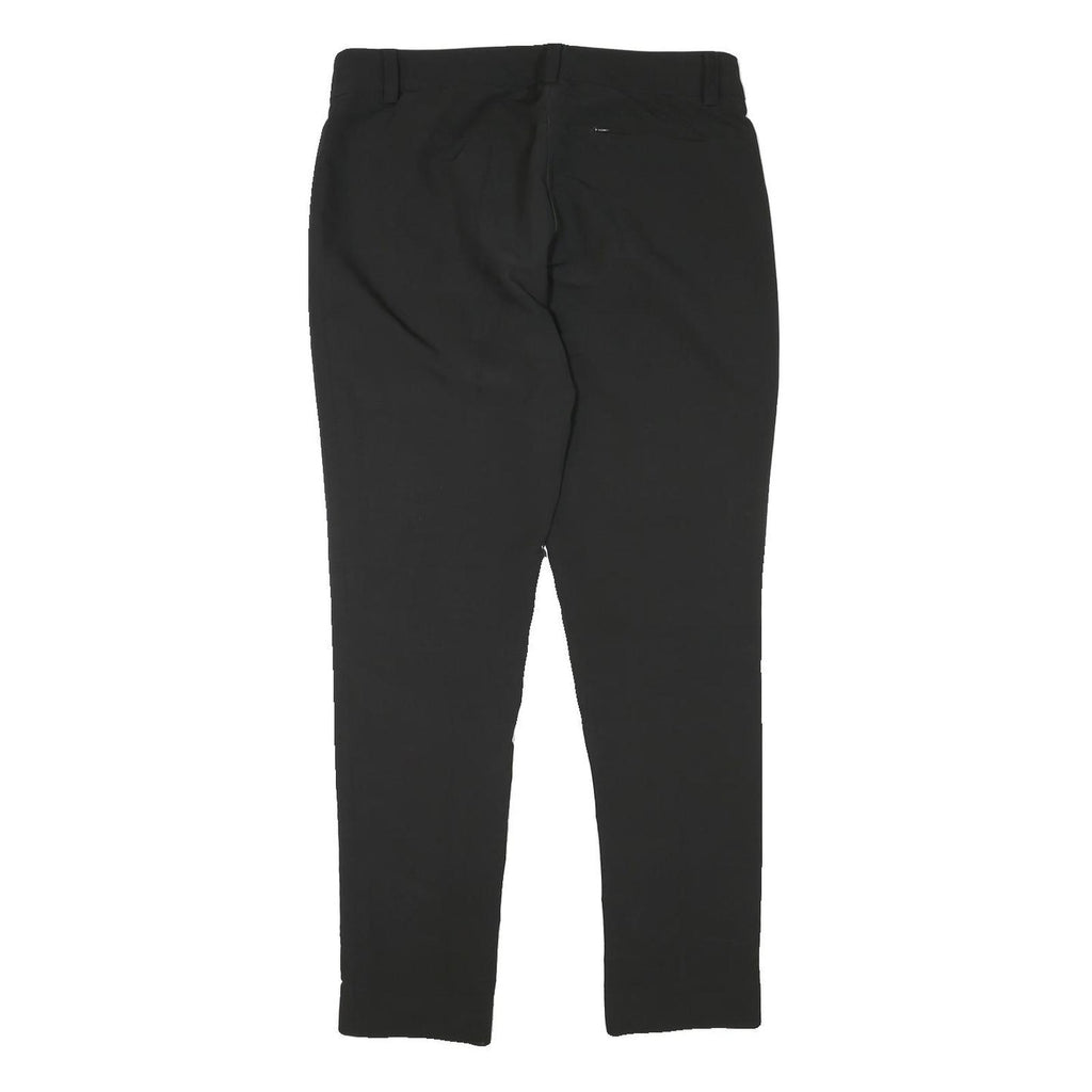 NATURE TRAIL Womens Black Slim Fit Zip Closure Trousers W34 L31 Comfortable