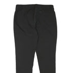 NATURE TRAIL Womens Black Slim Fit Zip Closure Trousers W34 L31 Comfortable