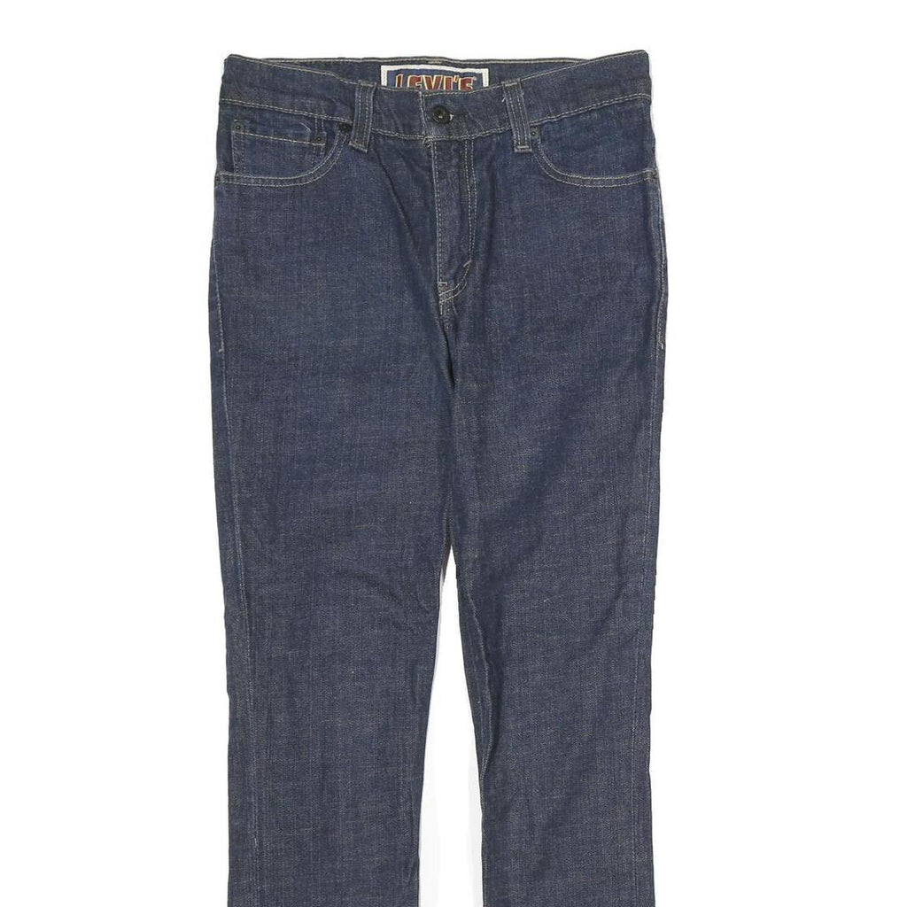 LEVI'S Mens Slim Blue Jeans Denim W30 L31 Classic Zip Plain