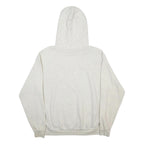 CHAMPION Womens Cream Hoodie L Cotton Blend Casual Pullover Rude Girls Print