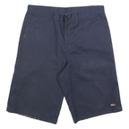 DICKIES Mens Shorts Blue Casual Plain Size M W34 Workwear Utility