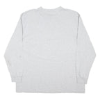 DICKIES Mens Grey Henley Long Sleeve T-Shirt XL Cotton Blend Casual Workwear