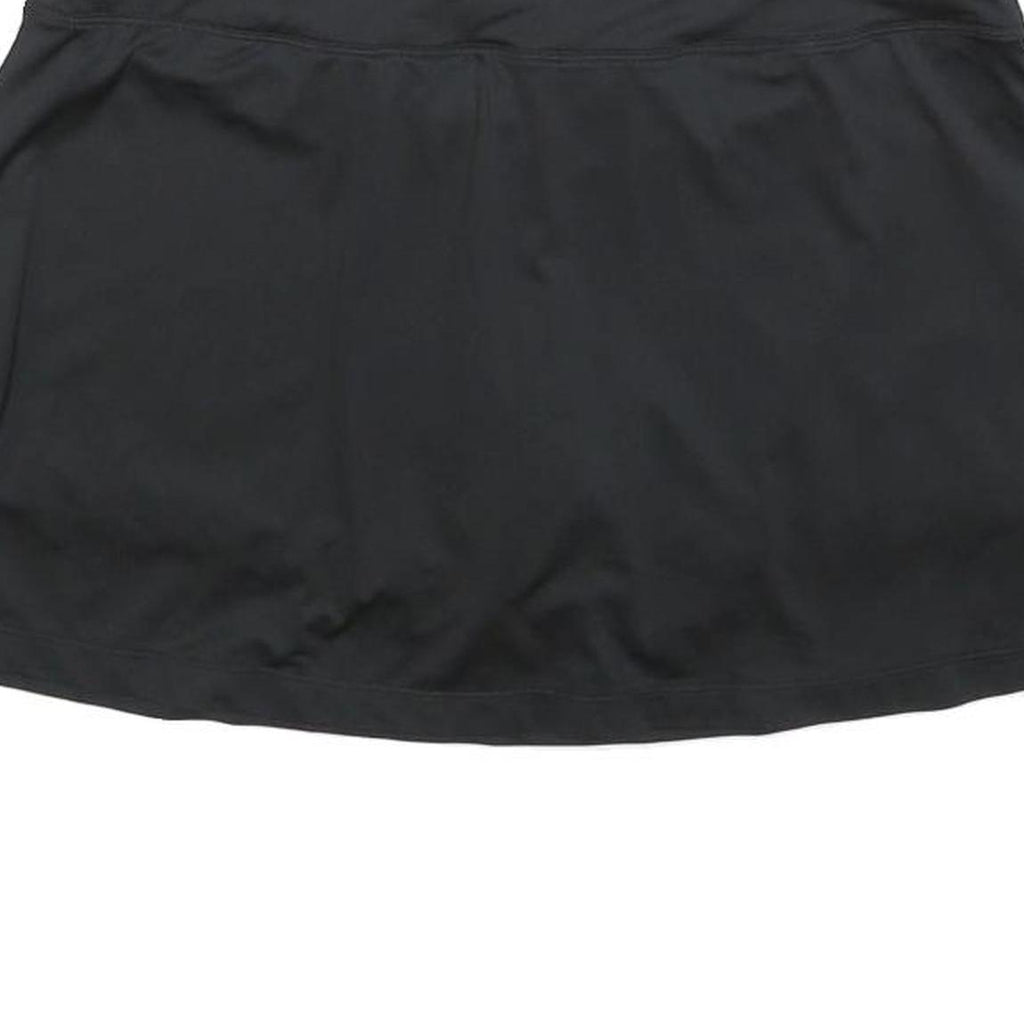 NIKE Womens Black Activewear Mini Skort Polyester Blend Sportswear Size L