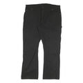 DICKIES Mens Cotton Blend Black Regular Fit Straight Leg Trousers W40 L30