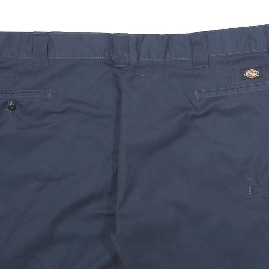 DICKIES Mens Shorts Navy Blue Casual 3XL W46 Workwear Polyester Blend