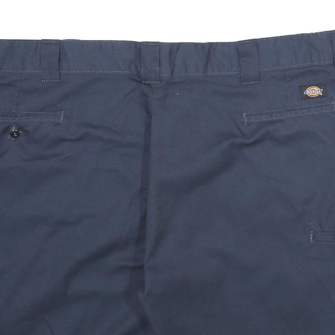 DICKIES Mens Shorts Navy Blue Casual 3XL W46 Workwear Polyester Blend