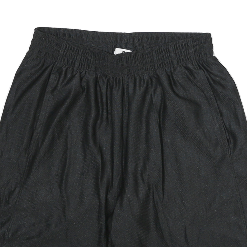 NIKE Mens Black Sports Shorts S W26 Polyester Blend Casual Athletic Wear