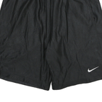 NIKE Mens Black Sports Shorts S W26 Polyester Blend Casual Athletic Wear
