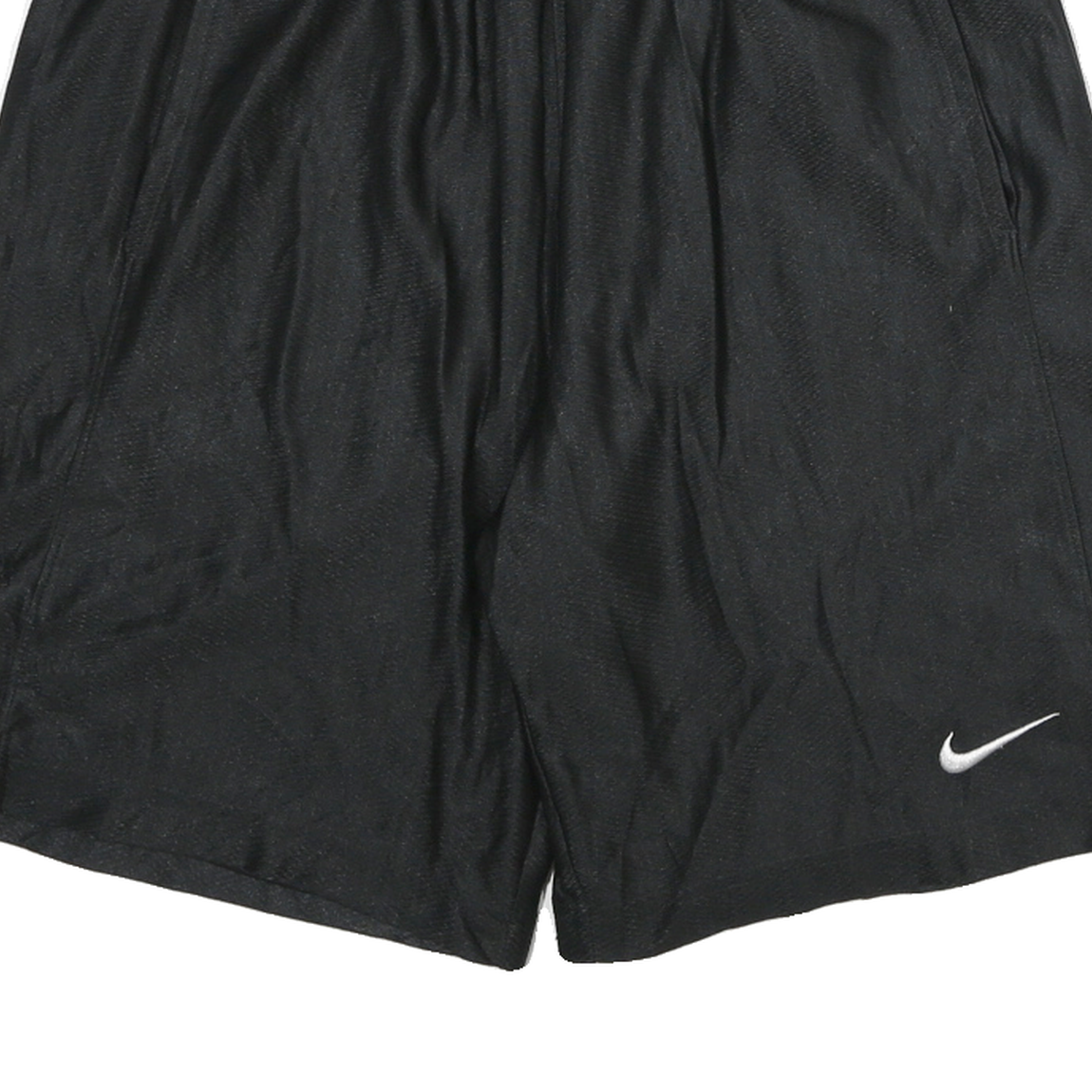 NIKE Mens Black Sports Shorts S W26 Polyester Blend Casual Athletic Wear
