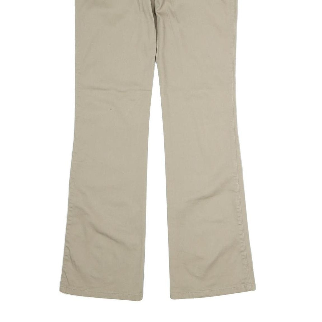 DICKIES Mens Cotton Beige Regular Fit Straight Leg Trousers W28 L32 Casual